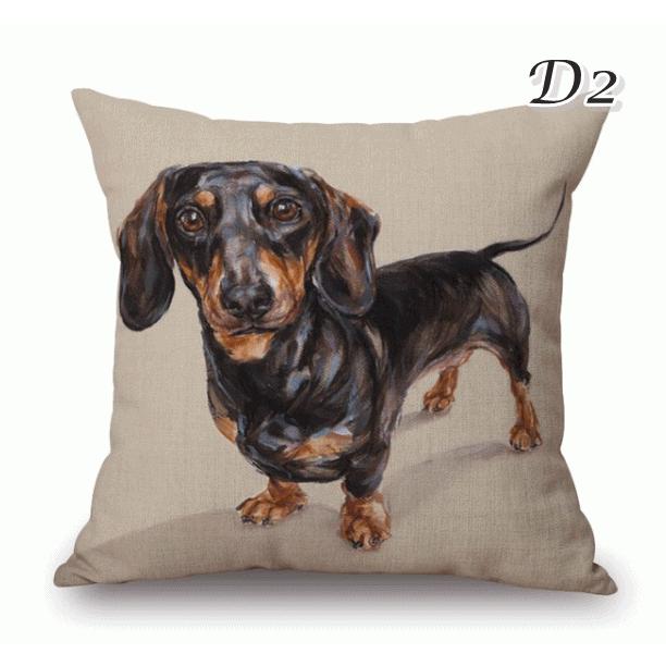 新品 クッションカバー 35cm 35cm イラスト インスタ映え インテリア ドーベルマン 可愛い 小物 激安 犬 国内発送 可愛い