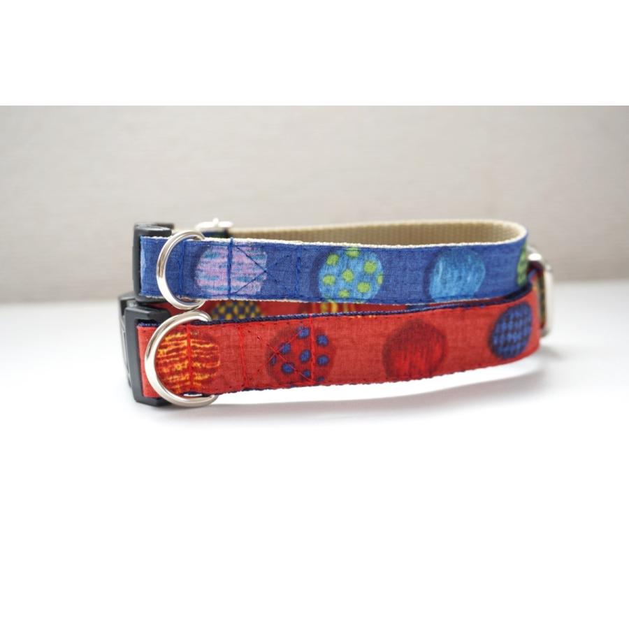 犬用首輪 くるみボタン 全７色 オーダーメイド品 子犬 小型犬 中型犬 水玉 ドット 人気 おしゃれ １５mm ２０mm Dot Kurumi C Beans Factory Yahoo 店 通販 Yahoo ショッピング