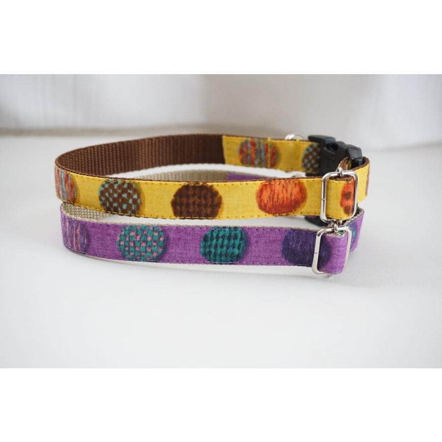 犬用首輪 くるみボタン 全７色 オーダーメイド品 子犬 小型犬 中型犬 水玉 ドット 人気 おしゃれ １５mm ２０mm Dot Kurumi C Beans Factory Yahoo 店 通販 Yahoo ショッピング