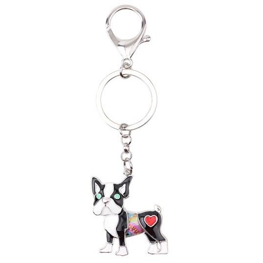 ボストンテリア型のキーホルダー ブラック エナメル 輸入雑貨 アクセサリー カラフル 犬 ブラック かわいい Importgoods Boston Key2 Beans Factory Yahoo 店 通販 Yahoo ショッピング