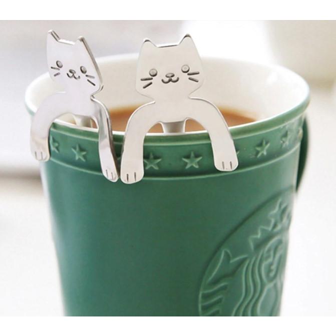 猫型のスプーン アイス 紅茶 お茶 コーヒー 輸入雑貨 ねこ ネコ かわいい Cat カフェラテ カフェオレ ミルクティ 再入荷 Importgoods Cat Spoon Beans Factory Yahoo 店 通販 Yahoo ショッピング