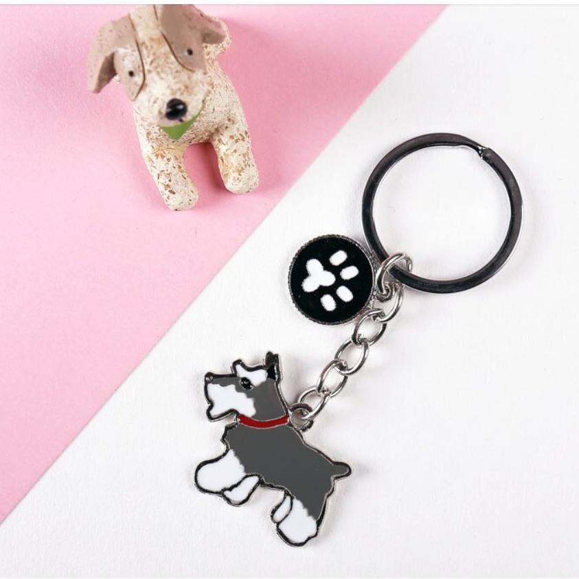 【まめちゃん】シュナウザーキーホルダー他 まめちゃん】シュナウザーキーホルダー他 犬 シュナウザー