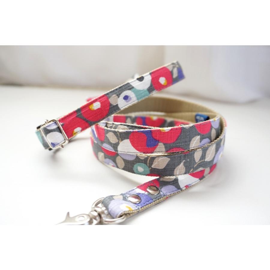 犬用首輪 ハーネス 丸椿 全２色 オーダーメイド品 犬 子犬 小型犬 中型犬 和柄 和風 日本 花柄 お正月 新春 猫の首輪 １０mm 花柄 Japan Tsubaki C Beans Factory Yahoo 店 通販 Yahoo ショッピング