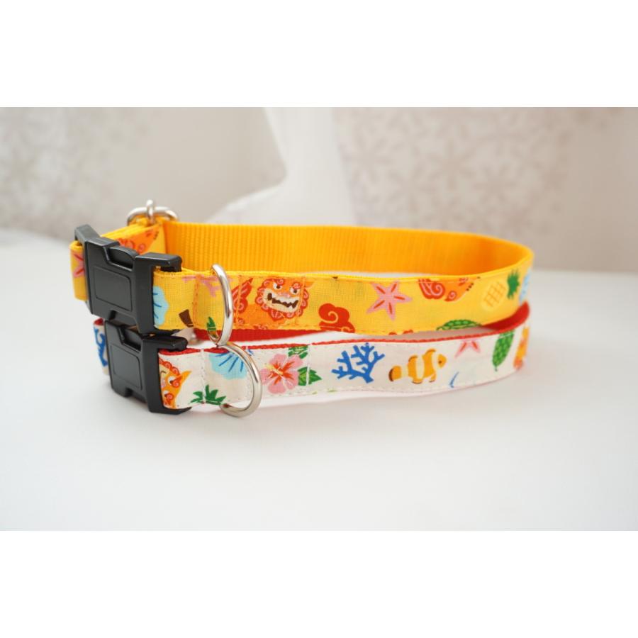 完成品 犬用首輪 シーサー柄 全２色 ２０ｍｍ幅 犬 子犬 小型犬 夏 沖縄 かわいい お買い得 ポイント消化 Kansei Sisa C Beans Factory Yahoo 店 通販 Yahoo ショッピング