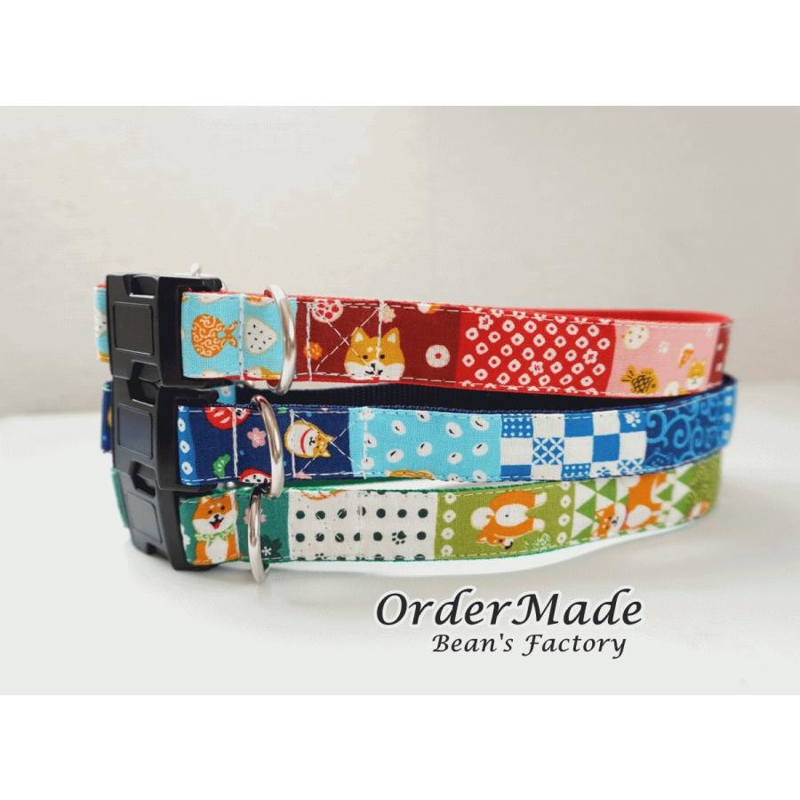 犬用首輪 ハーネス 柴犬和パッチ 全３色 オーダーメイド品 子犬 小型犬 中型犬 しばいぬ 和柄 和風 シバイヌ 柴犬 ２０mm幅 Shiba Patch C Beans Factory Yahoo 店 通販 Yahoo ショッピング