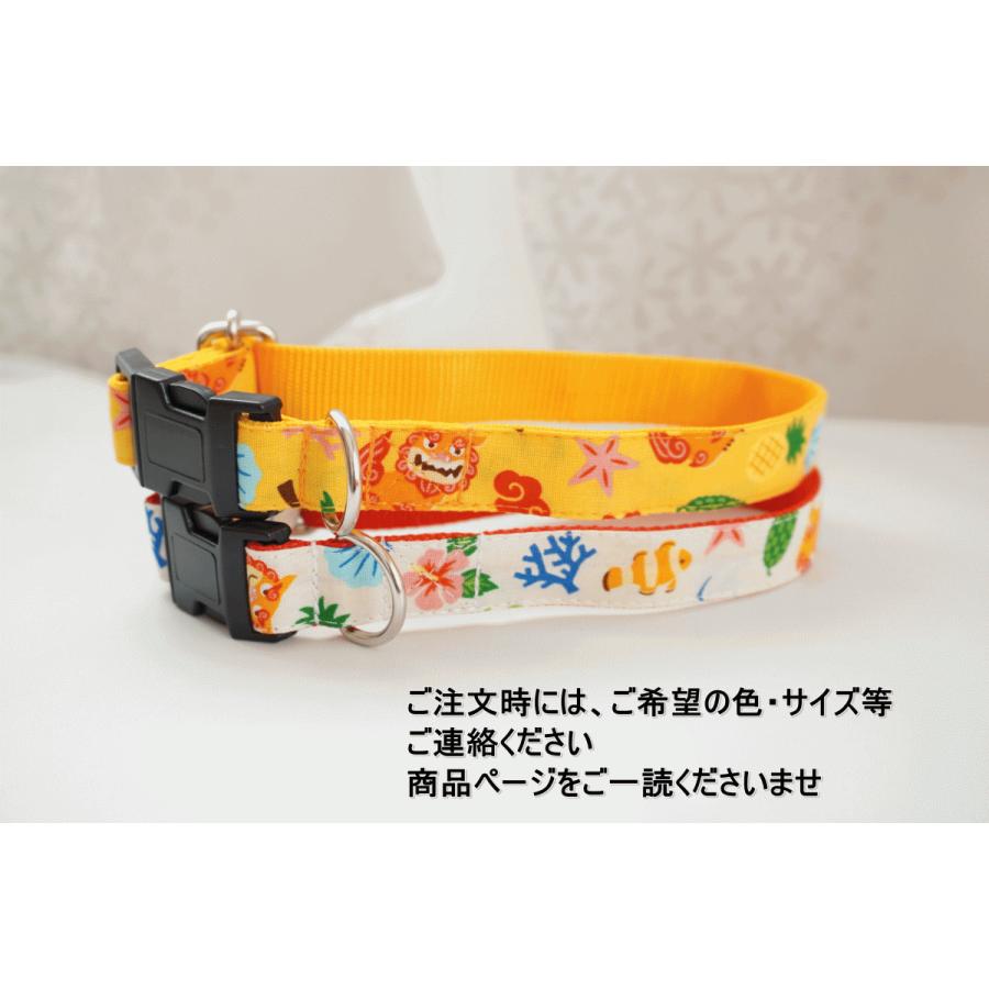 犬用首輪 シーサー 全２色 オーダーメイド品 １５ｍｍ ２０mm幅 子犬 小型犬 中型犬 夏 沖縄 Shisa C Beans Factory Yahoo 店 通販 Yahoo ショッピング