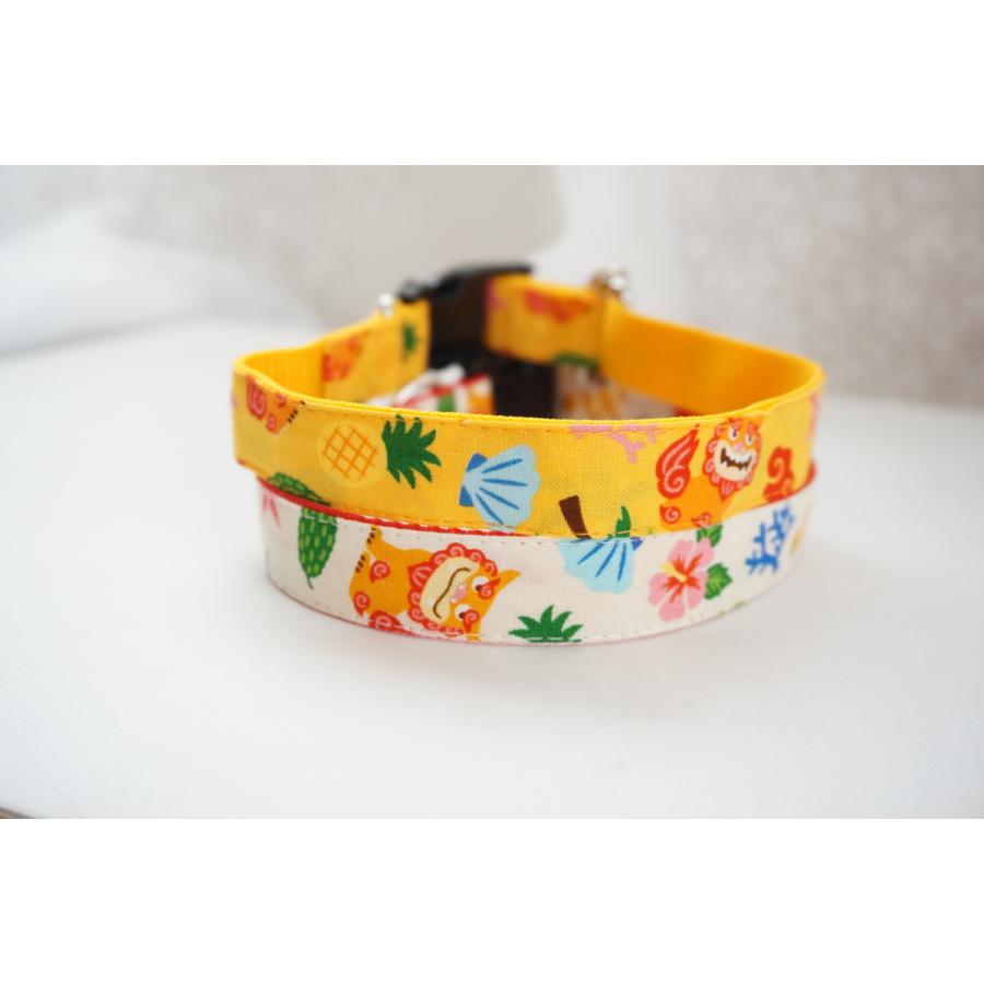 犬用首輪 シーサー 全２色 オーダーメイド品 １５ｍｍ ２０mm幅 子犬 小型犬 中型犬 夏 沖縄 Shisa C Beans Factory Yahoo 店 通販 Yahoo ショッピング