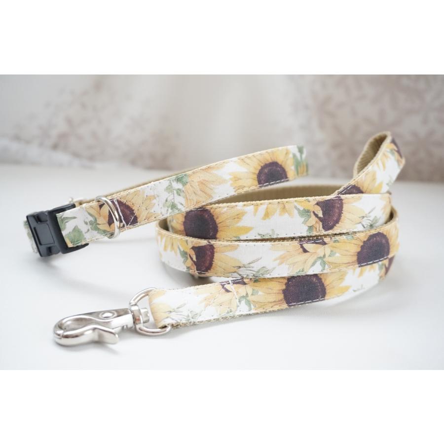犬用首輪 ヒマワリ（デジプリ） （15mm／20mm） オーダー