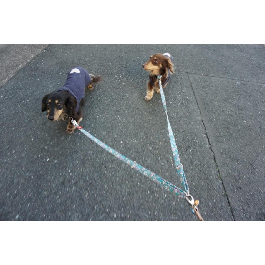 ２０mm幅 ツインリード 長さ変更なしタイプ 柄が選べる オーダーメイド品 小型犬 中型犬 多頭飼い用 多頭引き ダブルリード Twin Typec Beans Factory Yahoo 店 通販 Yahoo ショッピング