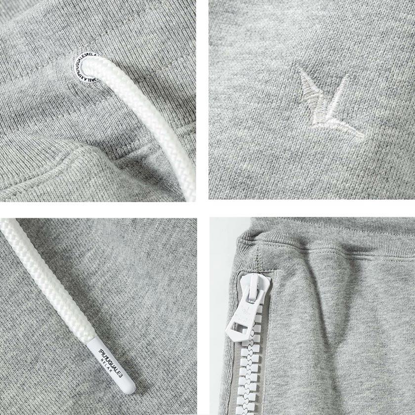 1PIU1UGUALE3 RELAX セットアップ スウェット ジップパーカー ロング