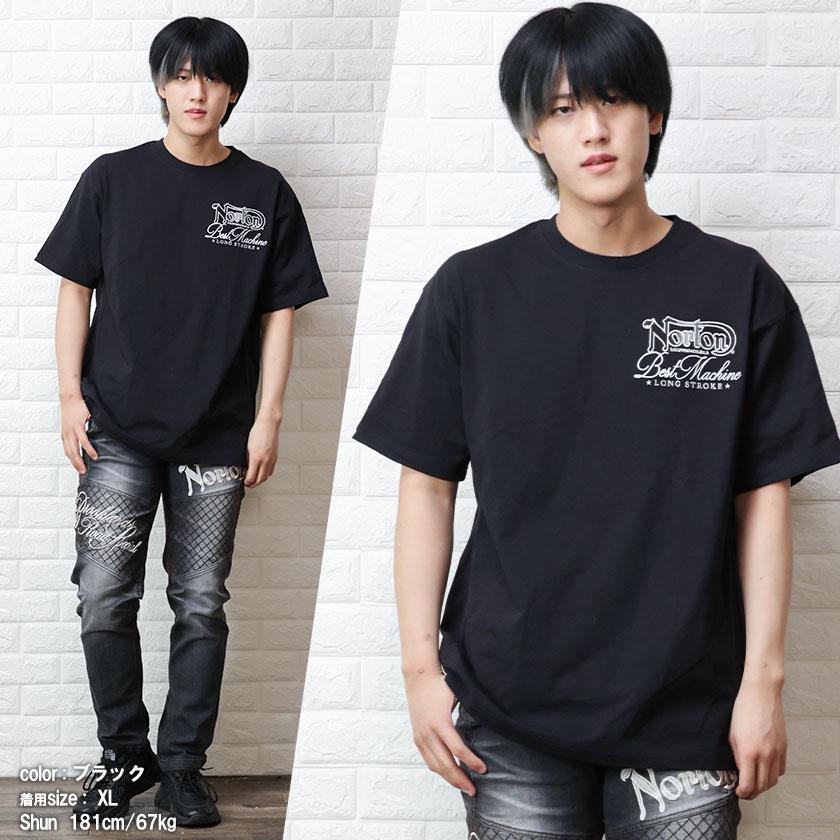 Norton ノートン ルーズフィット MAX 半袖Tシャツ メンズ 天竺