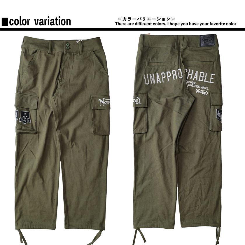 Norton ノートン カーゴパンツ ストレッチ バイカー ミリタリー Norton ノートン カーゴパンツ ストレッチ バイカー ミリタリー