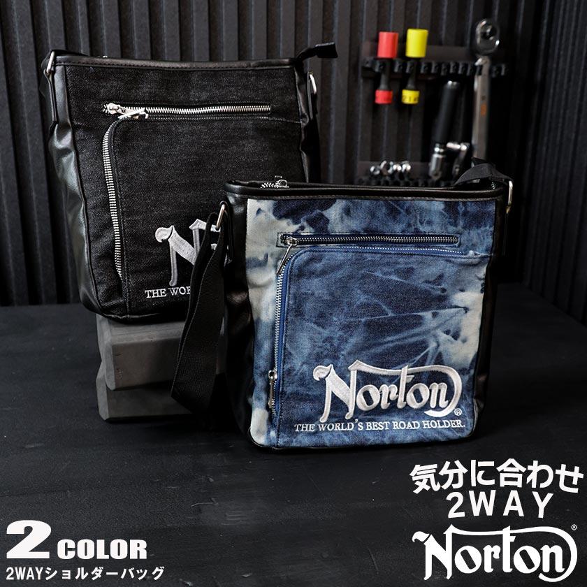 Norton ノートン ムラ デニム ショルダーバッグ オシャレ カジュアル 