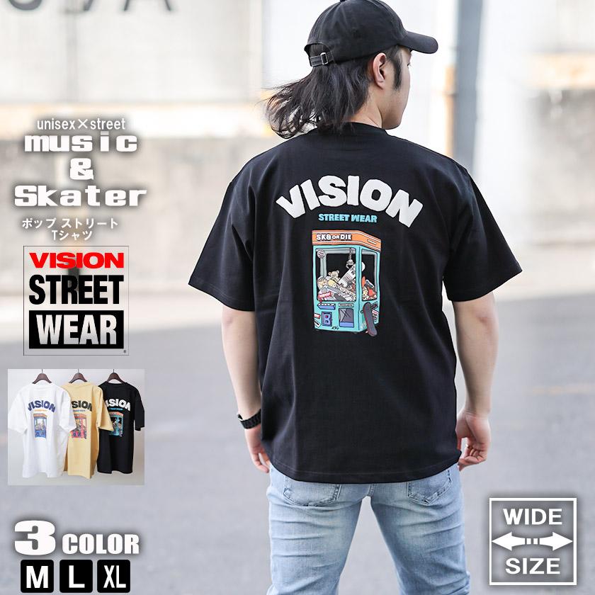 VISION street wear (ヴィジョン)ポップ ストリート Tシャツ ユニ
