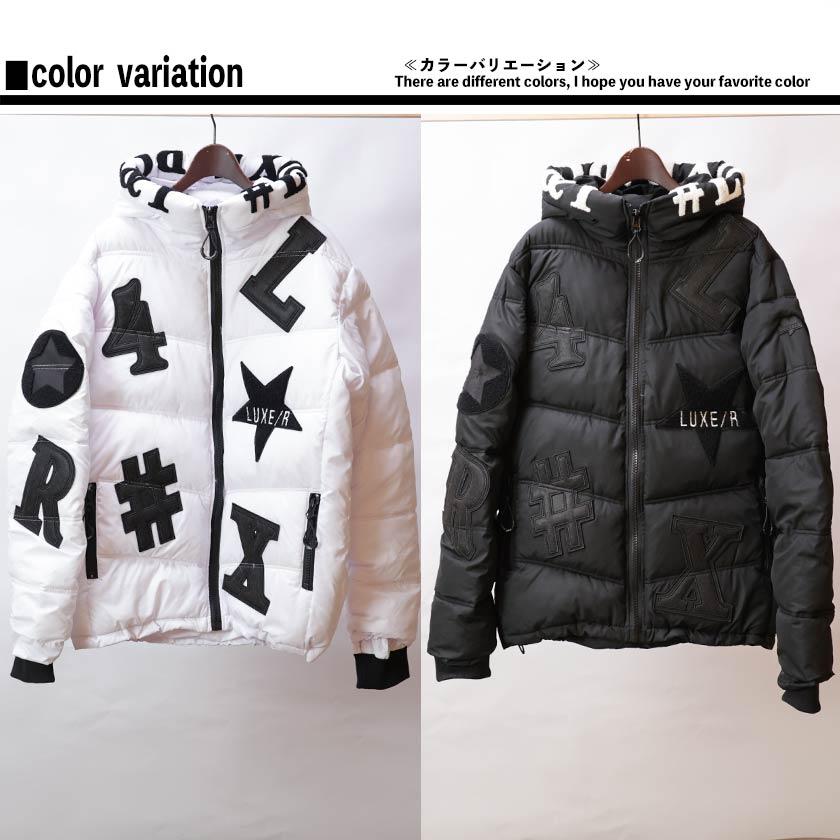 LUXE/R (ラグジュ) ロゴ ワッペン 中綿 アウター ブルゾン LUXE/R (ラグジュ) ロゴ ワッペン 中綿 アウター ブルゾン