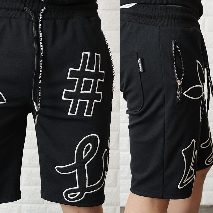 LUXER ラグジュ ショートパンツ ビックロゴ 短パン ハーフパンツ