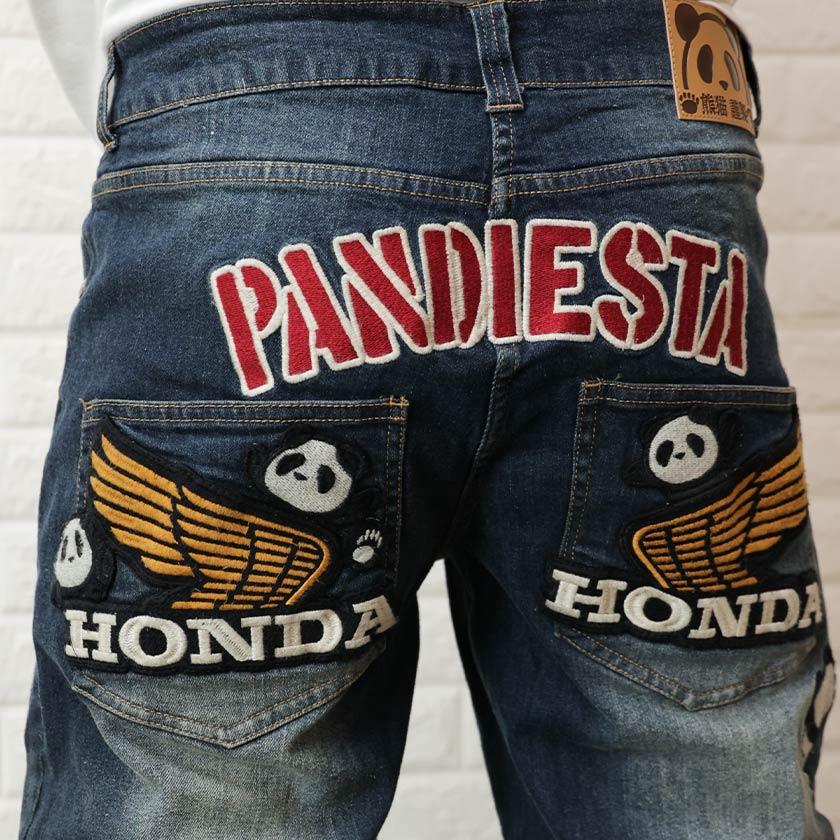 PANDIESTA JAPAN HONDA コラボ ウイングロゴ ジーンズ ホンダ PANDIESTA JAPAN HONDA コラボ ウイングロゴ ジーンズ ホンダ