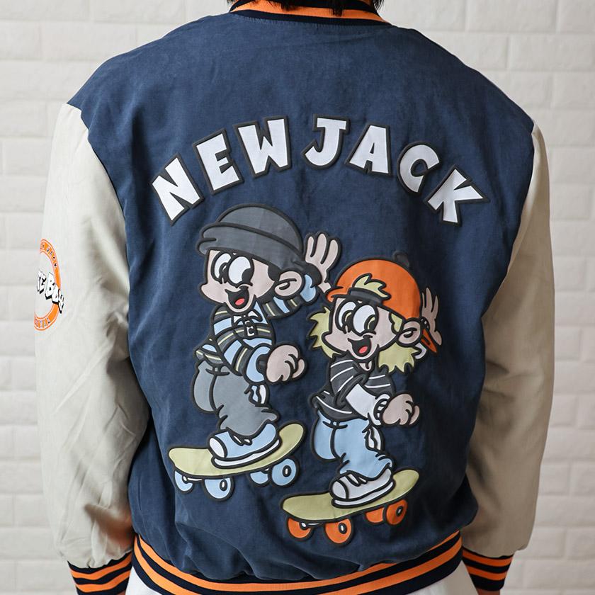 NEWJACK ニュージャック スケーター ストリート 刺繍 スタジャン NEWJACK ニュージャック スケーター ストリート 刺繍 スタジャン