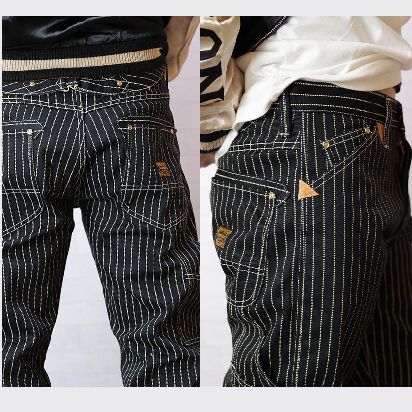 VANSON (バンソン) デニム ペインターパンツ ジーンズ バックル VANSON (バンソン) デニム ペインターパンツ ジーンズ バックル