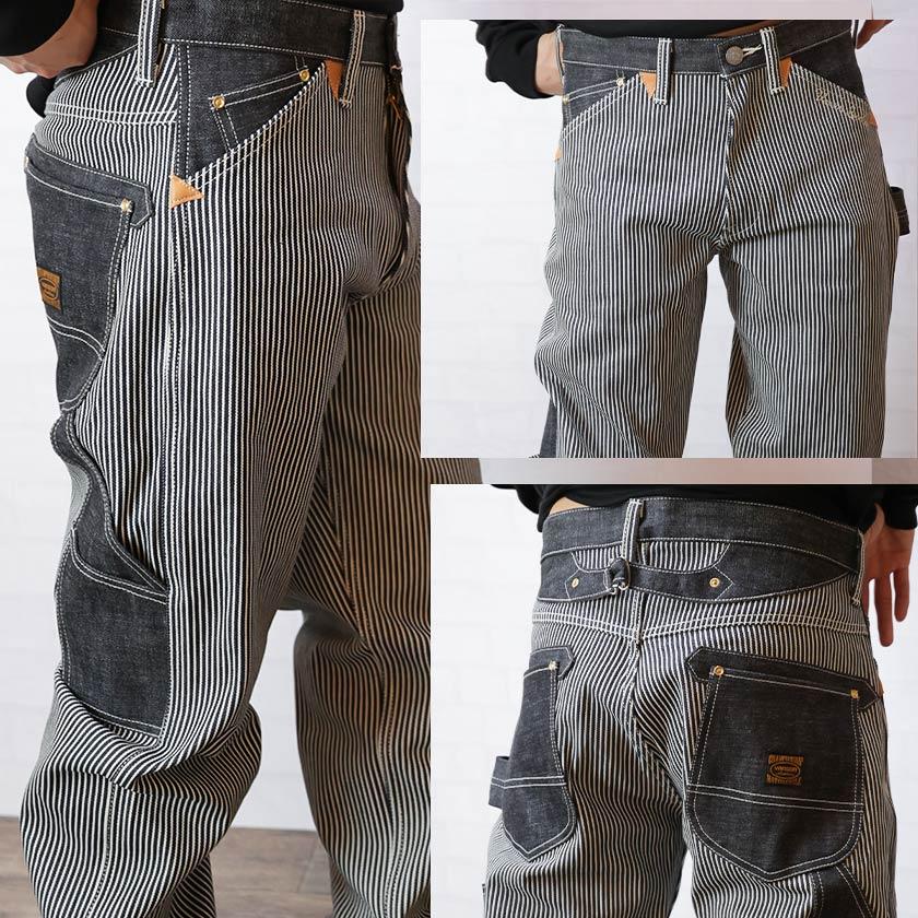 VANSON (バンソン) デニム ペインターパンツ ジーンズ バックル VANSON (バンソン) デニム ペインターパンツ ジーンズ バックル