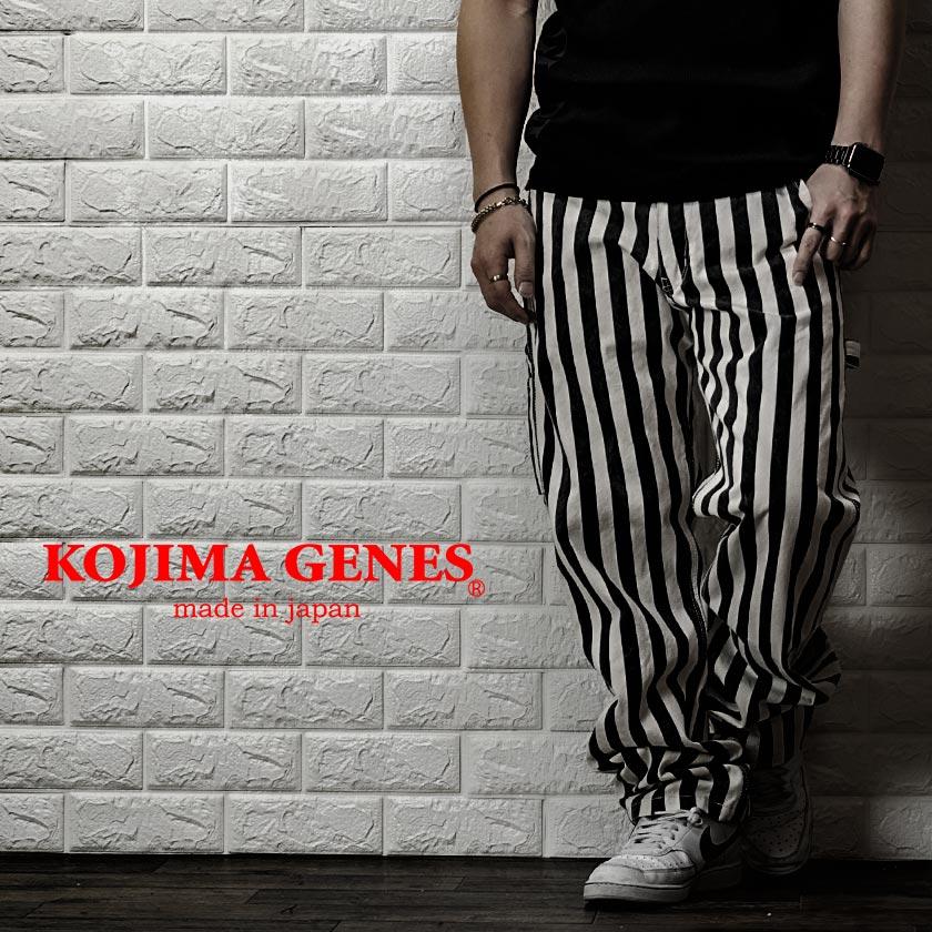児島ジーンズ　ビッグストライプペインターパンツ NO.rnb1356 児島ジーンズ (Kojima genes)ビッグ ストライプ ペインターパンツ ワン