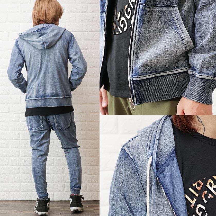 BAY CREST（ベイクレスト） セットアップ メンズ スウェット デニム 裏