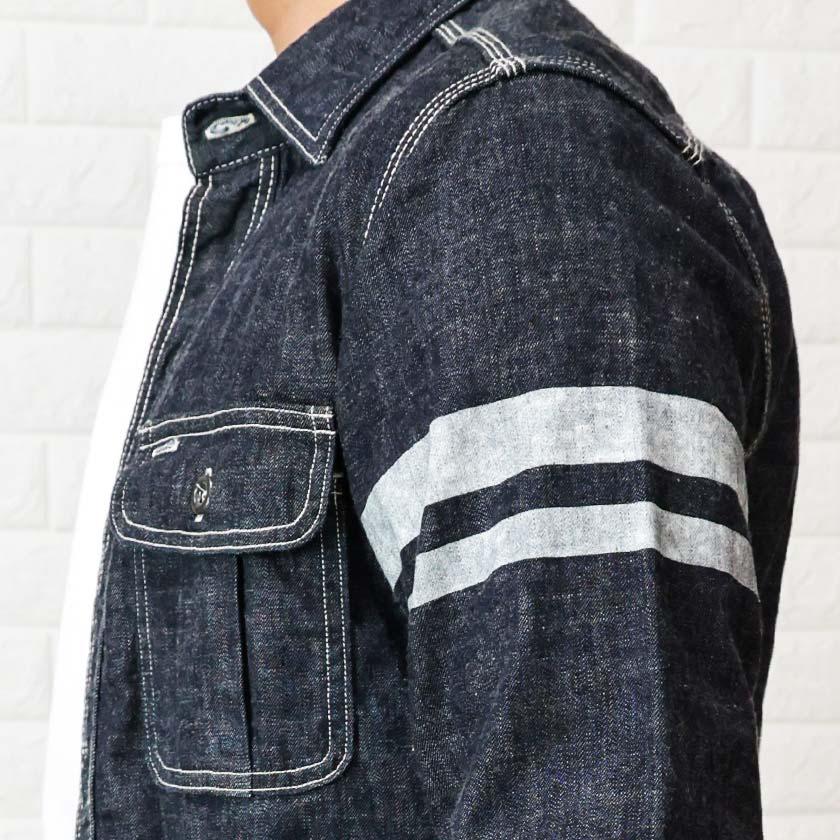 桃太郎ジーンズ（MOMOTARO JEANS） 長袖 シャツ ワーク アメカジ 出陣