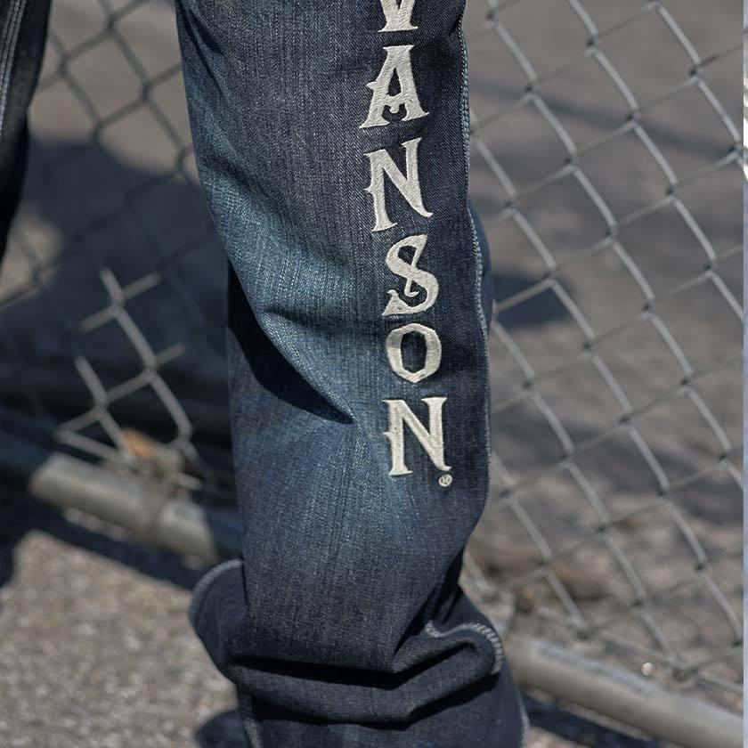 VANSON (バンソン) フライングスター ジーンズ ボトム 刺繍 加工 VANSON (バンソン) フライングスター ジーンズ ボトム 刺繍 加工