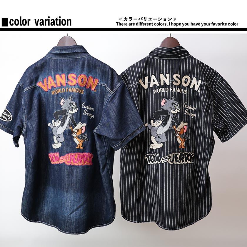 VANSON x TOM&JERRY コラボトムとジェリー バイカー デニム VANSON x TOM&JERRY コラボトムとジェリー バイカー デニム