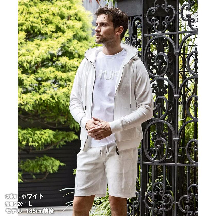 【新品未使用】1PIU1UGUALE3 ホワイト ニットロゴリブ メンズL 1PIU1UGUALE3 RELAX 1PIU1UGUALE3 RELAX Tシャツ メンズ 半袖 同色ロゴ