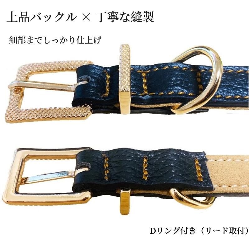 20%OFFクーポン対象 犬 ベーシック ソフトタッチ 首輪 犬首輪 革