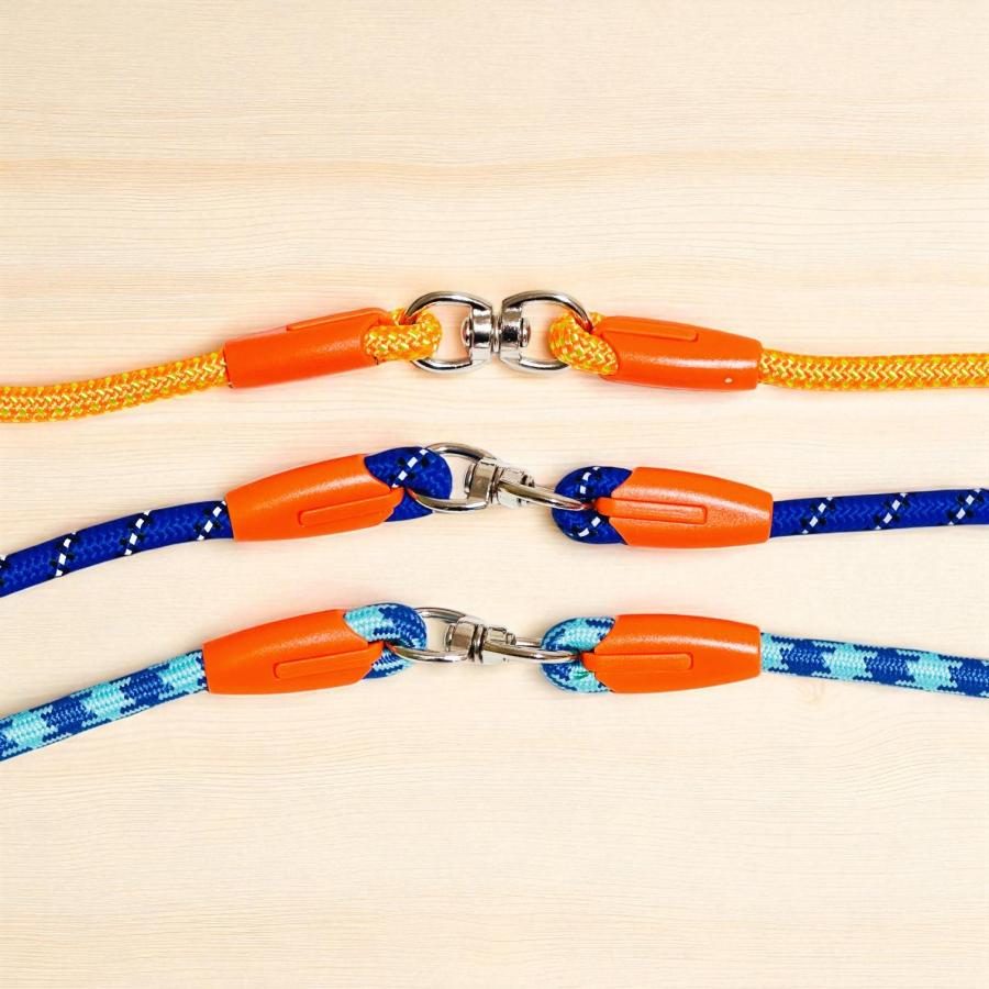 新発売 犬用リード 3WAY ショルダーリード ハンズフリー 腰掛け 肩掛け 手持ち対応 ナイロン製 長さ2.5m 3.5m 5.5m 太さ6mm 8mm 小型犬 中型犬 大型犬 散歩用 |  | 13