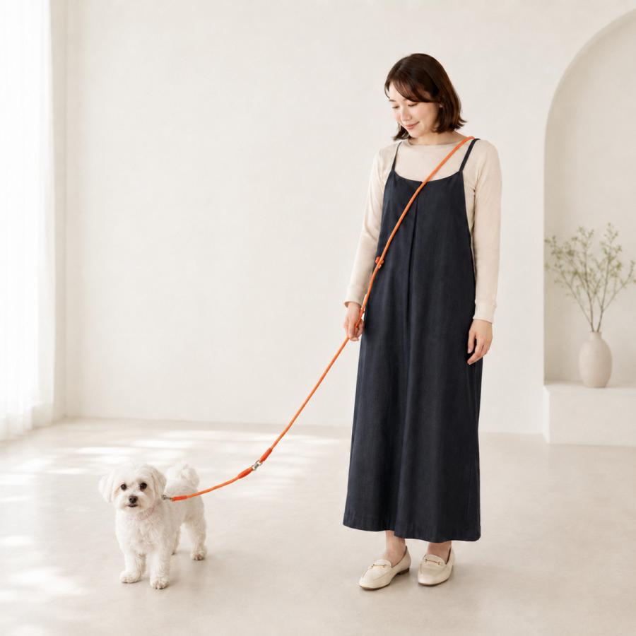 犬用ショルダーリード 3WAY ハンズフリー 肩掛け 腰巻き 手持ち ナイロン 小型犬 中型犬 大型犬 2.5m 3.5m 5.5m |  | 15