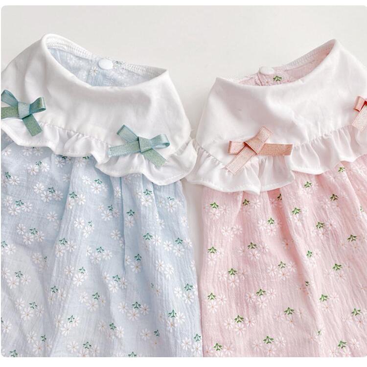 ワンピース 清楚系 花柄 犬服 犬 服 犬の服 ドッグウェア 小型犬 中型犬 ペット用 犬用 洋服 可愛い 春夏 夏 お出掛け お散歩 送料無料 Wear21 30 Beanspet 通販 Yahoo ショッピング