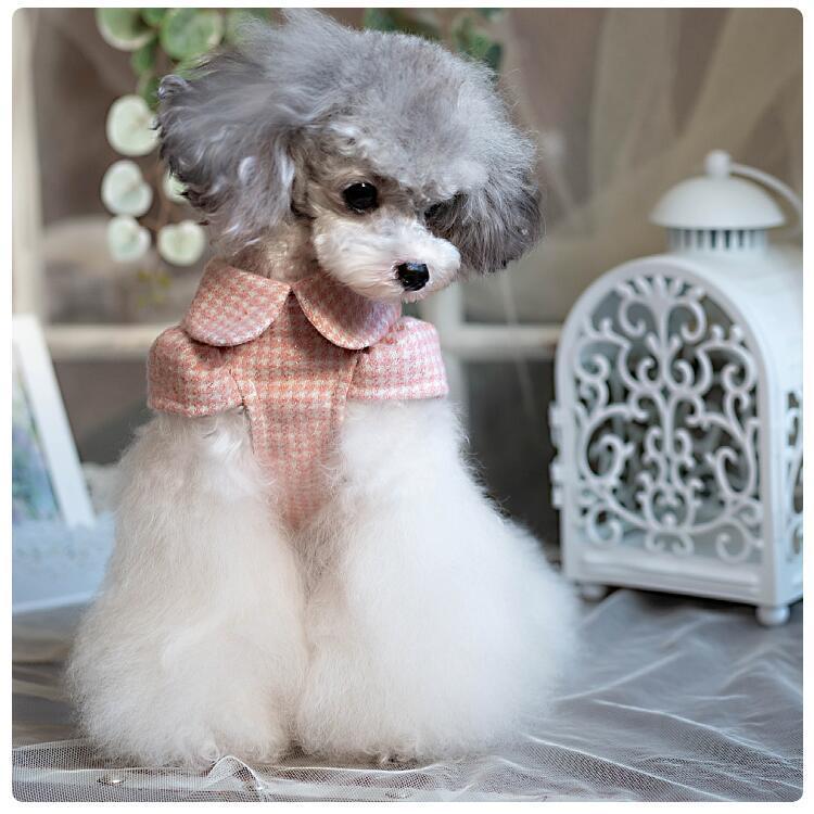 犬服デザインワンピース　見本 ワンピース P297 ハンドメイド 姫 お城 モチーフ スカート