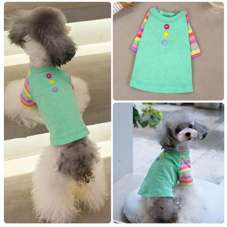 アウトレット 犬服 犬 服 カットソー シャツ マルチ ボーダー