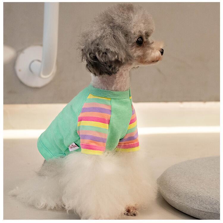 アウトレット 犬服 犬 服 カットソー シャツ マルチ ボーダー