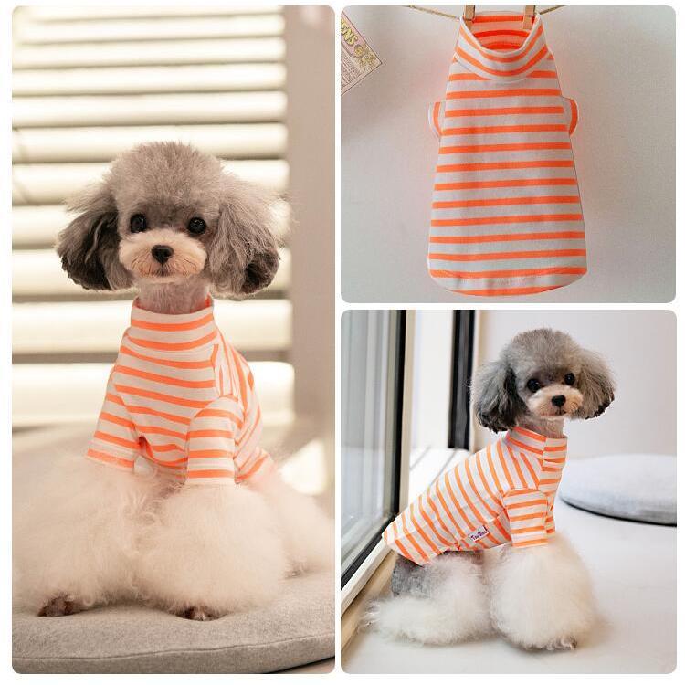 犬服　マルチボーダーＴシャツ　犬ボーダーウェア　ペット服 楽天市場】【マルチボーダートレーナー1-4号2L-3L】犬 服