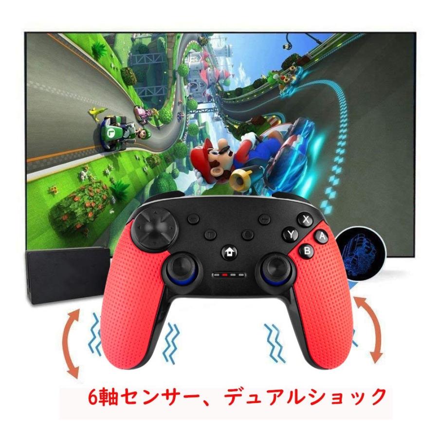 Switch コントローラー ワイヤレス プロコン スイッチ Proコントローラー ジャイロセンサー Turbo機能 振動 デュアルバイブレーション Switch 2221 Beans Shop 通販 Yahoo ショッピング