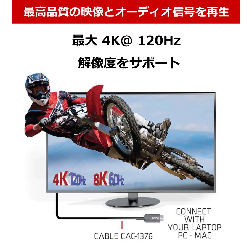国内正規品 Club3D HDMI 2.1 4K120Hz 48Gbps Male/Male 10m Active