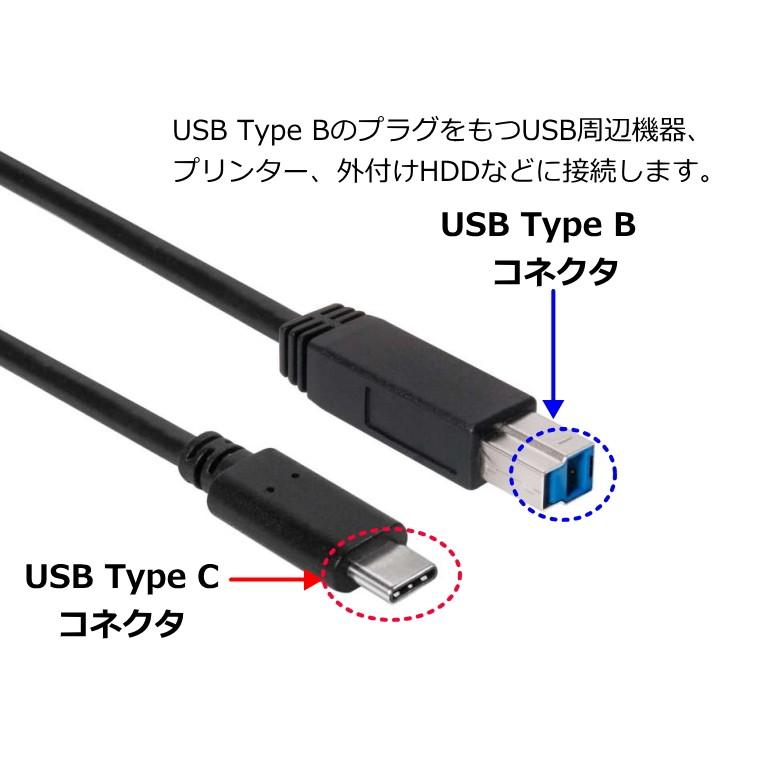 国内正規品 Club3D USB 3.1 Gen2 Type-C to Type-B Cable ケーブル 1M (CAC-1524)｜bear-house2｜05