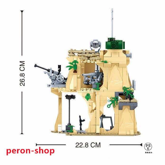 LEGOレゴ互換ブロック模型プラモデルWW2硫黄島の戦いセット日本軍米軍USミニフィグ大人子供人形誕プレ軍隊軍事｜bear-shoten｜08