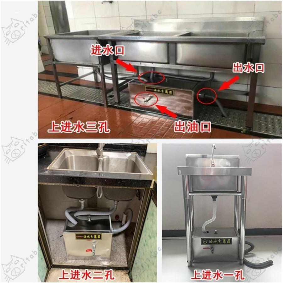 グリースフィルター、シンク下用の業務用ステンレス製排水グリ グリースフィルター、シンク下用の業務用ステンレス製排水グリ