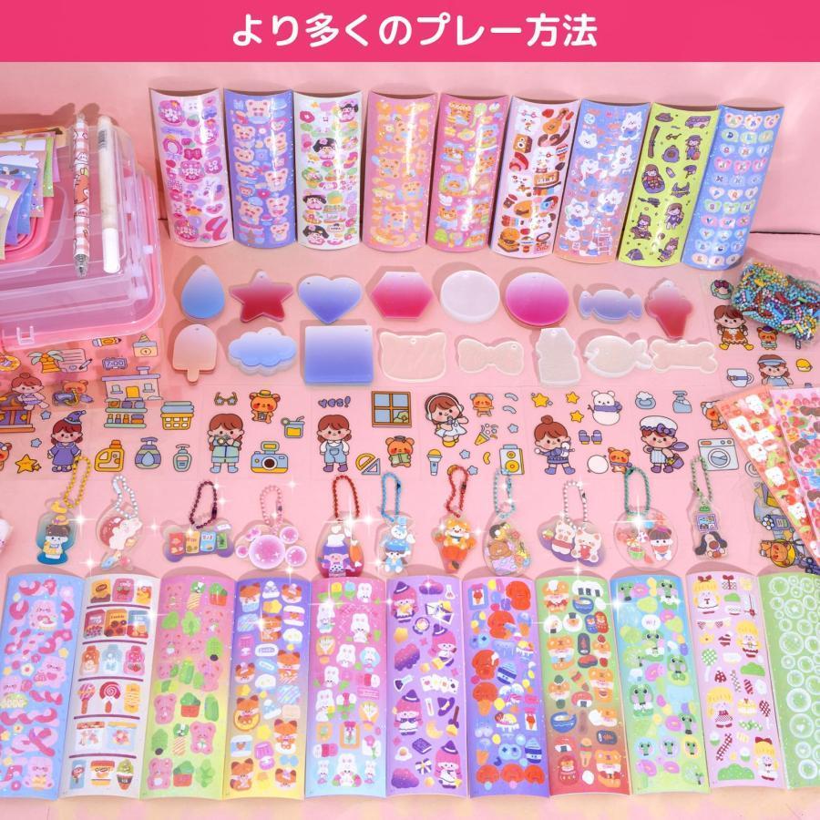 キーホルダー シール アクリルペン セット 飾り DIY 手芸用品 キーホルダー シール アクリルペン セット 飾り DIY 手芸用品