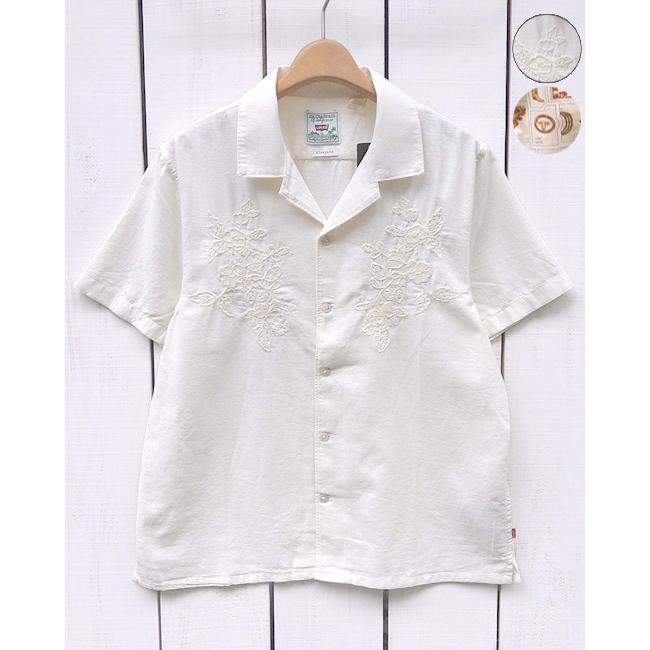 Levi's Red Tab リーバイス レッドタブ キャンプシャツ Sunset No Pkt Camp Shirts 半袖 ポケなし コットン リネン アロハ | Levi's