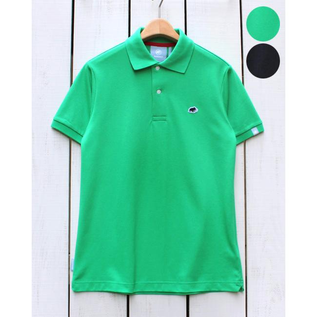 MAMMUT（マムート） マトリクス ポロシャツ ブラック ケリーグリーン