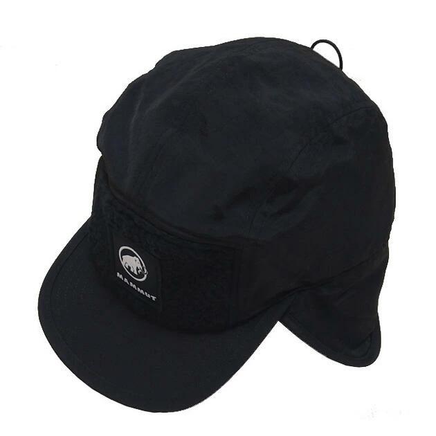 MAMMUT キャップ ブラック L/XL MAMMUT（マムート） フリースキャップ ブラック 黒 Fleece Cap イヤー
