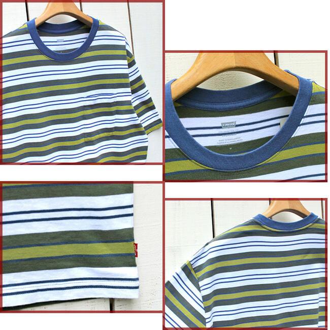 Levi's リーバイス ボーダーポケットTシャツ 2色展開 Stay Loose Pocket Tee 2-Colors 国内正規品 クリアランス | Levi's | 03