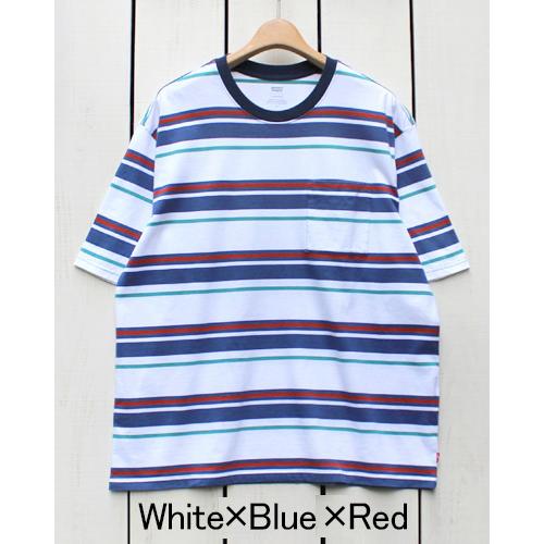 Levi's リーバイス ボーダーポケットTシャツ 2色展開 Stay Loose Pocket Tee 2-Colors 国内正規品 クリアランス | Levi's | 02