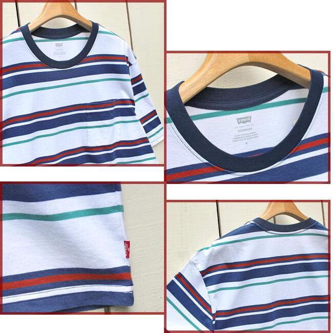 Levi's リーバイス ボーダーポケットTシャツ 2色展開 Stay Loose Pocket Tee 2-Colors 国内正規品 クリアランス | Levi's | 05
